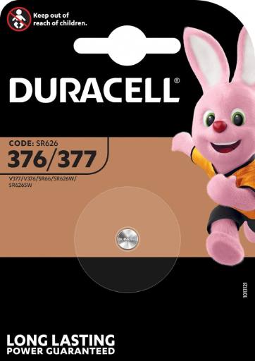 [23518] Duracell Watch Battery 376/377 1pc