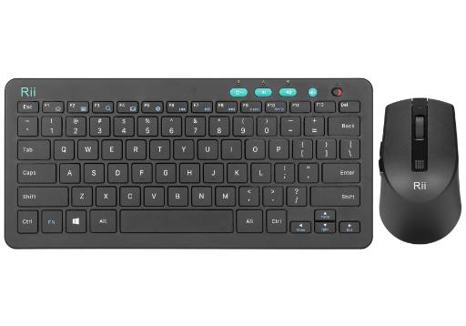 [30004] Rii Keyboard & Mouse Wireless 2.4GHz Combo Compact Size RKM709