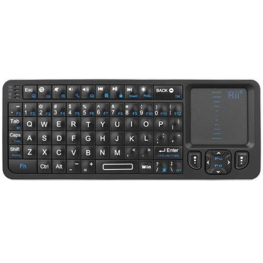 Rii Mini Keyboard Wireless 2.4GHz & Bluetooth with Touchpad K06