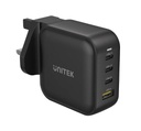 Unitek P1112ABK 100W 4in1 GaN Multiplug Charger Black