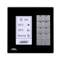 HDL Panel DLP MODERN Series 8 Buttons Black
