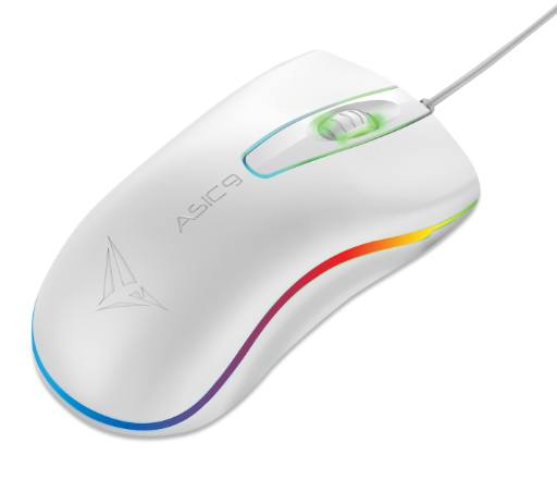 [21827] Alcatroz ASIC 9 RGB Wired Mouse White
