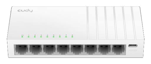 [29948] Cudy Switch Gigabit Ethernet 8-Ports Desktop GS108U with USB Power