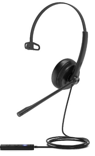 [21685] Yealink Headset Wired USB Noise Cancelling USB-A UH34 Mono Teams