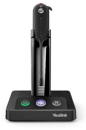 [21671] Yealink Headset Wireless DECT with Basestation WH63 Convertible Teams 120m