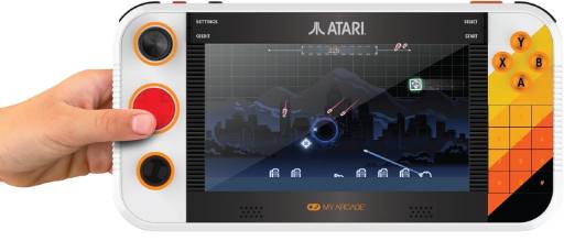 My Arcade Gamestation Go Atari - Wi-Fi, Rechargeable Battery, 200+ Preloaded Retro Games