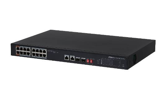 [21416] Dahua PoE Switch 16ports 16FE + 2GE 135W PFS3218-16ET-135
