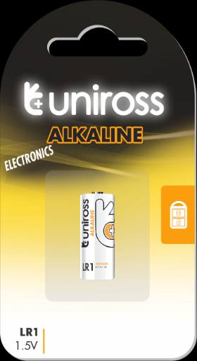 Uniross LR1 Alkaline Micro Battery (E90, MN9100,AM5,4001)