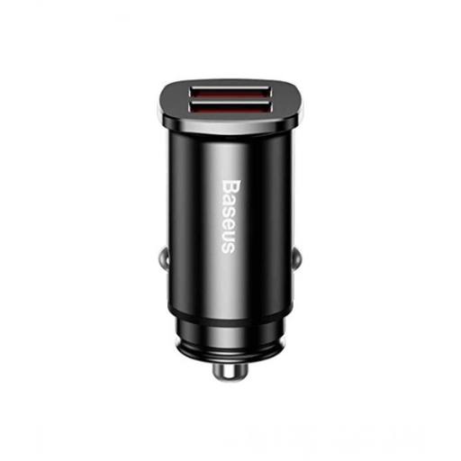 Baseus CCALL-DS01 Sq Metal Dual QC3.0 30W Car Charger