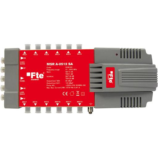 [20508] FTE MSRA0512 5/12 Active Satellite/Terrestrial Multiswitch
