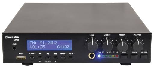 [20394] Adastra UM60 100V Compact Amp 60W 953.176UK