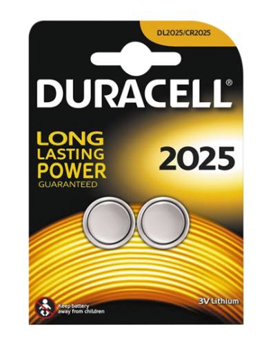 [19528] Duracell Lithium Battery CR2025 (2pcs)