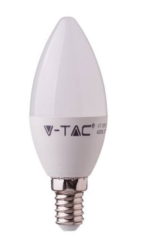 [19506] V-TAC LED Bulb E14 Candle 5.5W WW 3000K 171