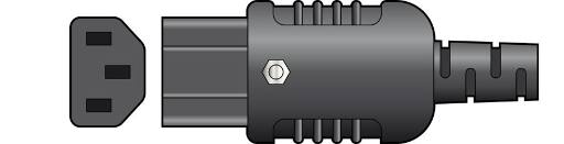 [19307] Mercury Heavy Duty In-line IEC Connector C13 776.246UK