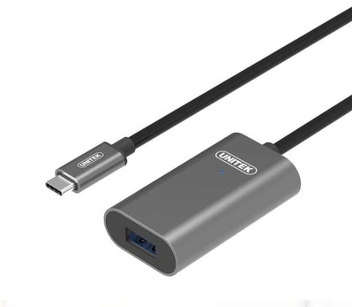 [19195] Unitek U304A USB3.1 USB-C Male to USB-A Female Active Extension Cable 5m