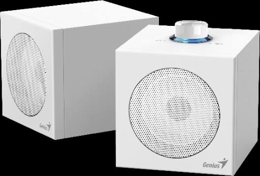 Genius PC Speakers 2.0 USB Audio 4W RMS USB-A+C SP-HF300U White