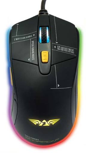 [18814] Armaggeddon Scorpion 5 Pro-Gaming Mouse with Free Mousepad