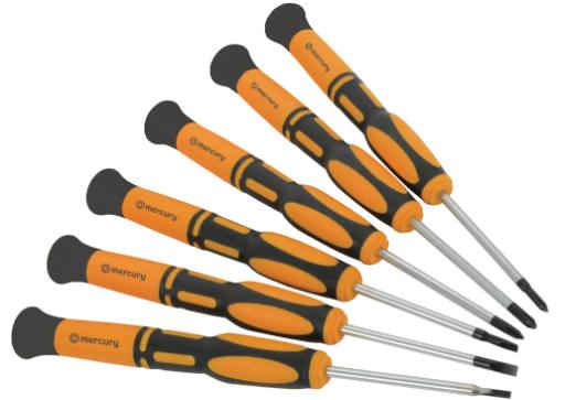 [18638] Mercury Precision Screwdriver Set - 6pcs 710.213UK