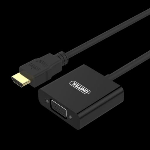 Unitek Y-6333 HDMI to VGA+Audio Converter with Power Port