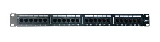 [17207] DigitMX NETPRO NP-CPP24C6 24Port CAT6 Patch Panel