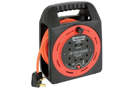 [17150] Mercury 4-Gang Extension Reel 15.0m 429.876UK