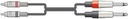 Chord Classic 2RCA-2x6.3MM Mono 6.0m 190.069UK