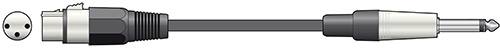 Chord Classic XLRF to 6.3mm Cable 6.0m 190.087UK