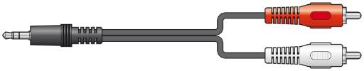 AV:link 3.5mm to 2RCA 10.0m 112.068UK