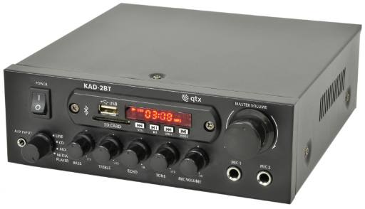 [16056] QTX KAD-2BT Amplifier USB/FM/BT 70W 103.122UK