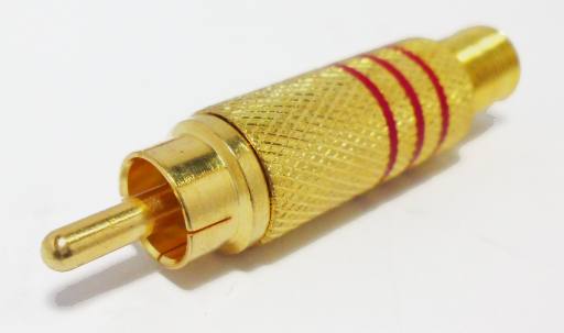 [15139] DigitMX DMX-RCAR RCA Plug Gold Red