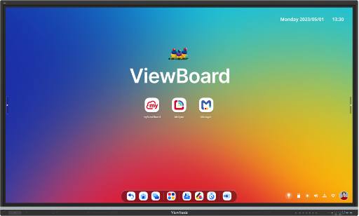 [29849] Viewsonic Viewboard Interactive Display Whiteboard 86" 4K Android EDLA 50-Point Touch 70W Speaker NFC IFP8651-3C