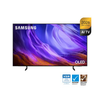 [QE65S85HAEXXH] SAMSUNG TV 65'' S85H, F, 3840X2160 UHD, 4K, AI, OLED, SMART, 100HZ, HDR 10+ Advanced, HDMIx4, USBx2, DIGITAL AUDIOx1, ETHERNET, BLUETOOTH, SLIM LOOK, BLACK