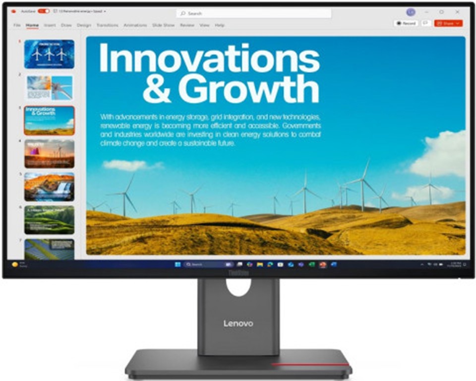 Lenovo ThinkVision P24QD-40 Business Monitor 23.8" - IPS, 2560x1440, 120Hz
