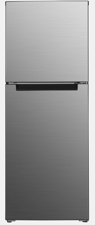 HYUNDAI REFRIGERATOR TOP FREEZER, 2-DOOR, E, NO FROST, 217L, 0.67KWH, 39DB, ICE BOX, ELECTRONIC SYSTEM, HxWxD 1.43x0.55x0.56, INOX