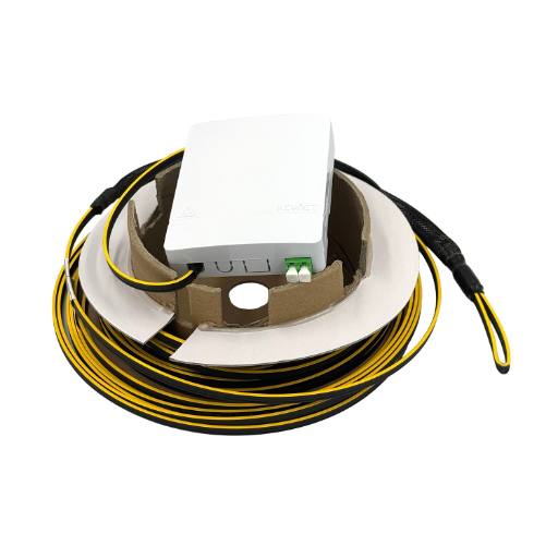 [29799] KEYNET Patch Cord with Pre-Terminated Fiber Optic Outlet SafeTrack LC/APC 40.0m