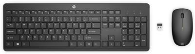[1Y4D0UT] HP Keyboard And Mouse 235, Wireless, Black