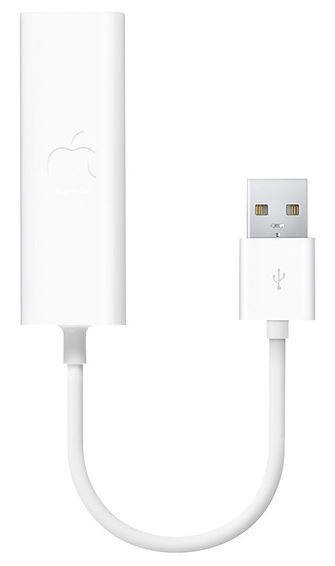 Apple Adapter USB To Ethernet 10/100, USB 2.0, USB Cable 4.6''
