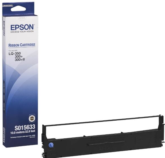 [C13S015633] EPSON RIBBON BLACK, FOR LQ-300 & LQ-350