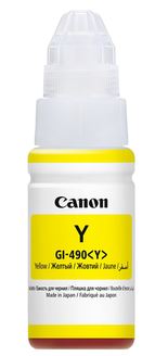 [0666C001AA] CANON INK BOTTLE YELLOW GI-490Y FOR G1400, G2400, G3400, G4400, G3410, G3416