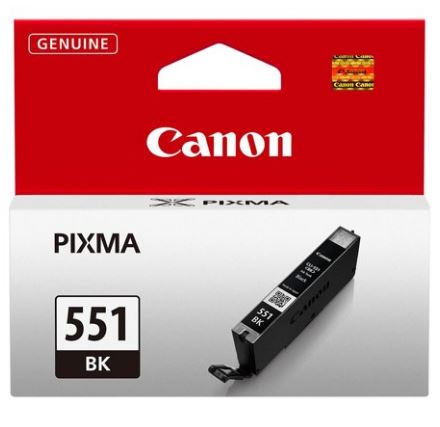 [6508B001AA] CANON INK CARTRIDGE CLI-551 BLACK PIGMENT FOR IP7250, MG6350, MG5450, MX925, MG7150, MG5550, MG7550, IX6850, MG5650
