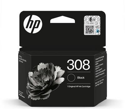 HP INK CARTRIDGE BLACK, HP 308, FOR PRINTERS 6130e, 6132e, 6110e, 6120e, 6122e, 6520e, 6532e, 6530e - 160 PAGES