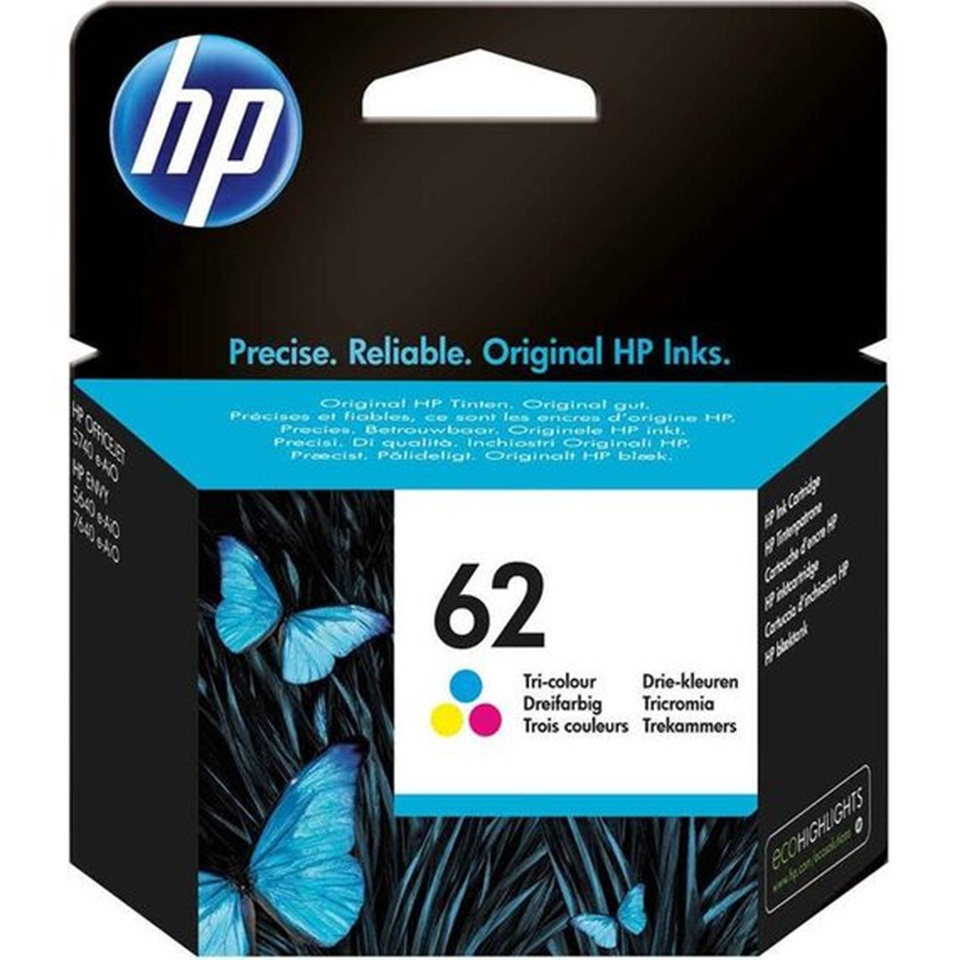 [C2P06AE] HP62 Tri-Colour Ink Cartridge - (C2P06AE Cartridge)460/5642/5643/5644
