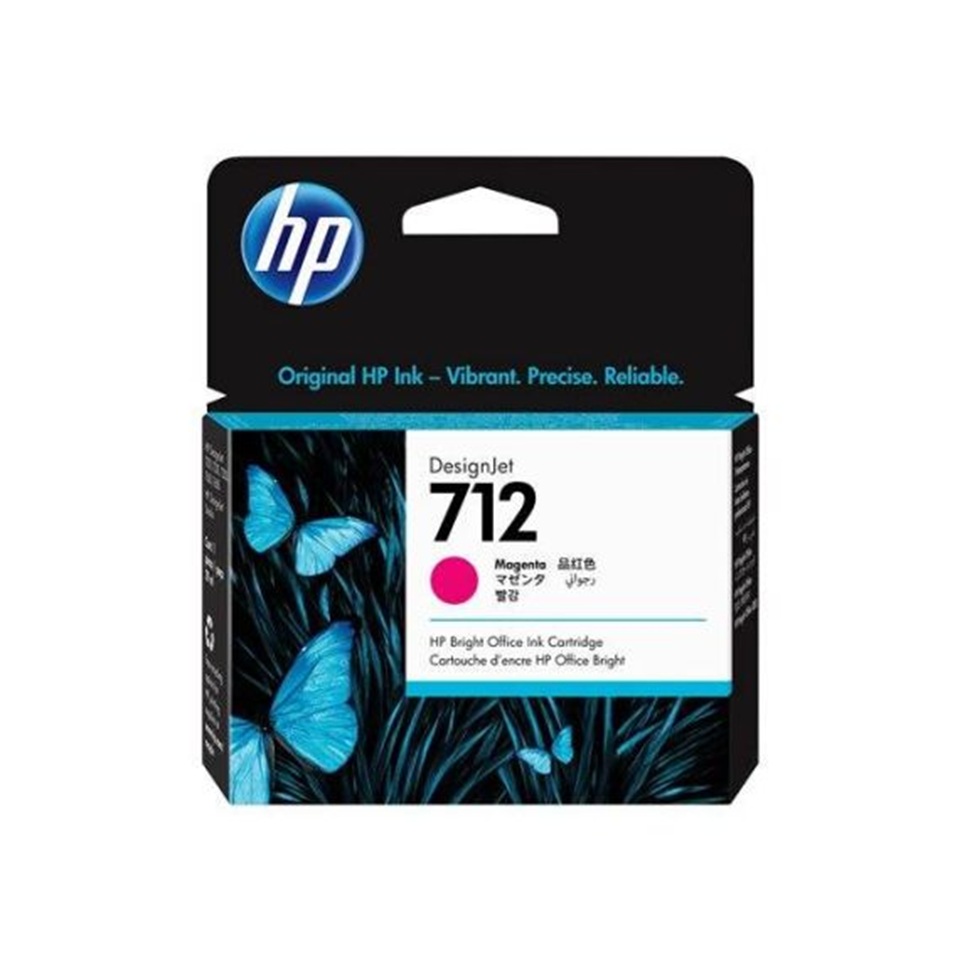 [3ED68A] HP INK 712 MAGENTA T210/T230/T250/T630/T650 29-ML