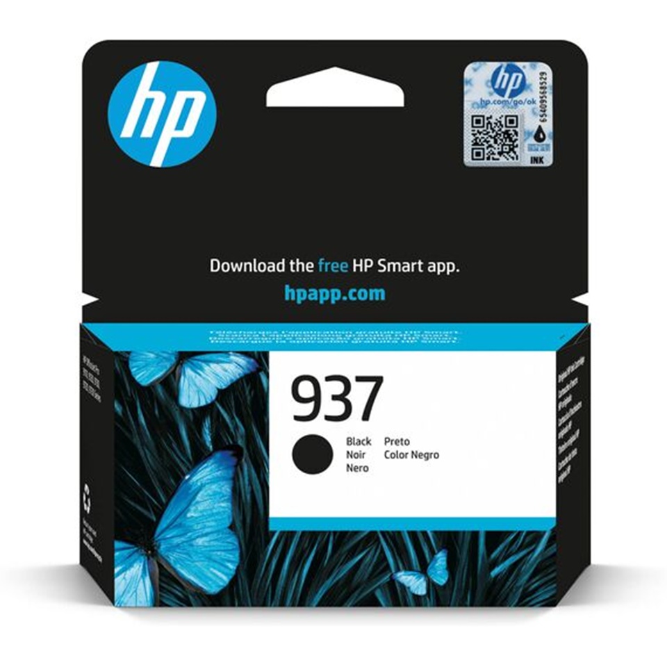 [4S6W5NE] HP937 Black Ink Cartridge - (4S6W5NE) 1,450 pages