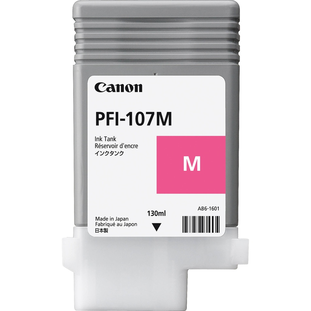 CANON INK CARTRIDGE PFI-107M MAGENTA 130ml FOR iPF670, IPF770