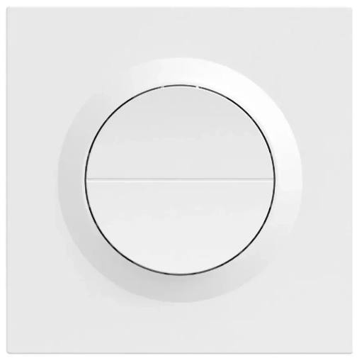 [29732] Sonoff Smart Wall Mechanical Switch 1-Button 2 Gang White With Matter