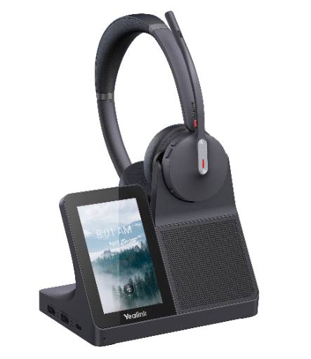 [29726] Yealink Headset Wireless Dual-Mode DECT/Bluetooth 3-Mic Nc with Basestation WH64 Workstation Dual Teams