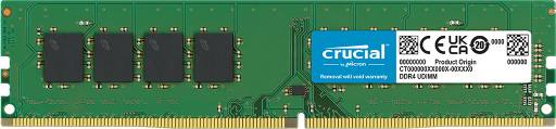 [29724] Crucial RAM DIMM DDR4 3200 8GB Desktop Memory with tray CT8G4DFRA32AT