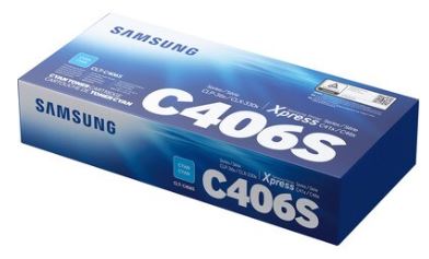 HP SAMSUNG TONER CYAN, CLT-C406S, FOR PRINTERS CLP360, CLP-365, CLX-3300, CLX-3305, C460, C410 - 1.000 PAGES