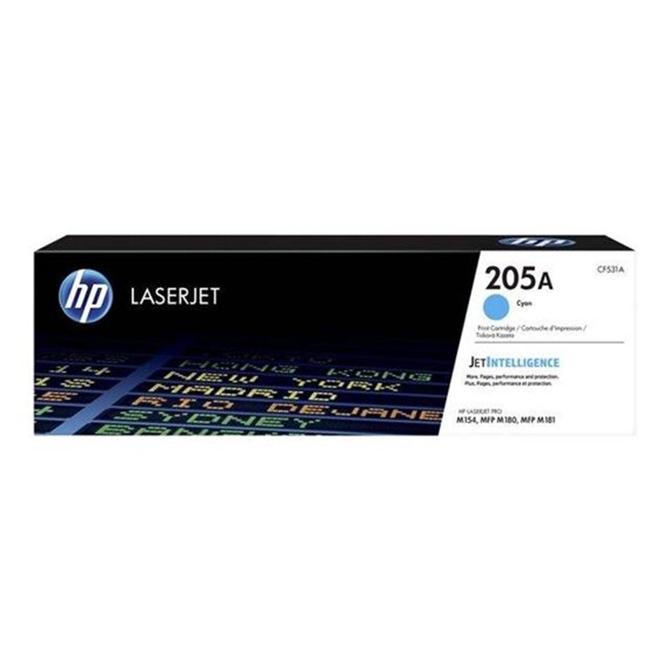 [CF531A] HP TONER 205A FOR LJ PRO M180/M181/NW/FDW/FN CYAN
